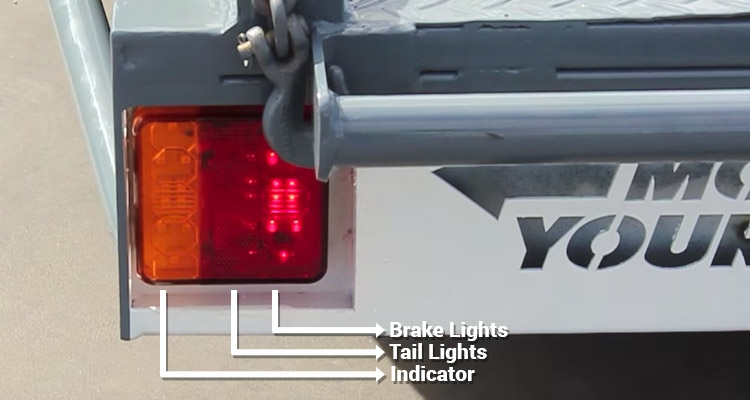 Checking The Tail lights, brake lights and indicator for any faults